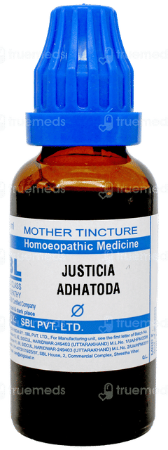 Sbl Justicia Adhatoda Q Mother Tincture 30Ml